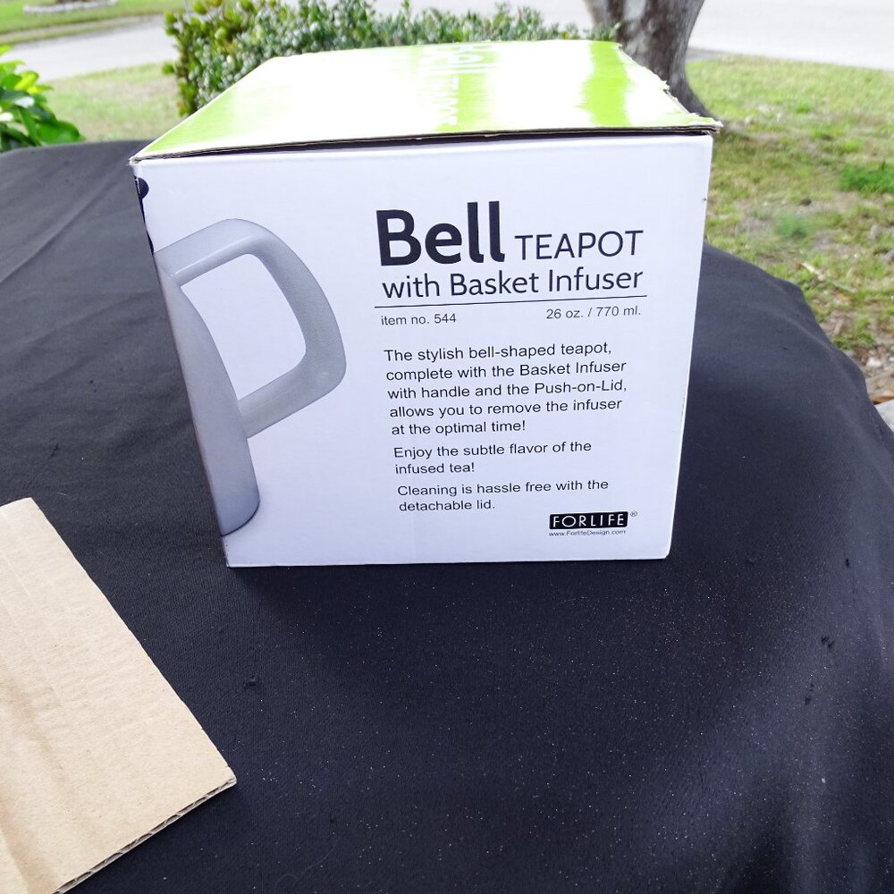 BELL TEAPOT with Basket Infuser - Picture 7 of 8